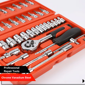 46 In 1 Heavy Duty Tool Kit for Home: Hex Wrench Set