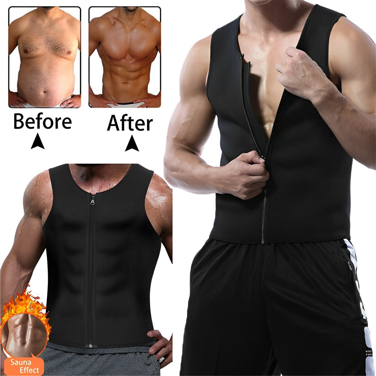 Compress Zipper Vest